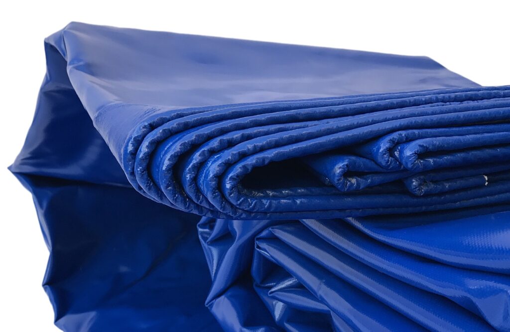 An Image of a blue PVC Tarp